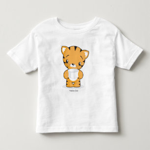 Pour Les Tous Petits T-shirt affamé d'enfant en bas âge de chaton