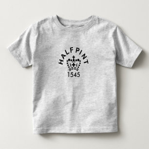 Pour Les Tous Petits T-shirt anglais de demi-portion d'enfants en bas