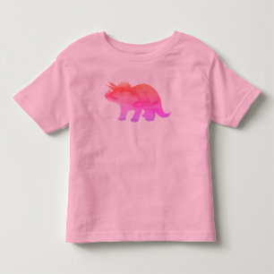Pour Les Tous Petits T-shirt avec peinture de dinosaure Triceratops ros