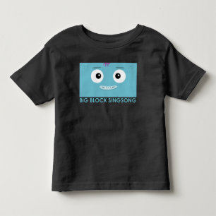 Pour Les Tous Petits T-shirt bleu d'enfant en bas âge de bande