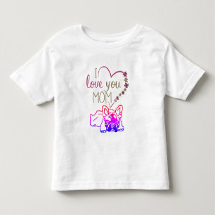 Pour Les Tous Petits T-shirt bouledogue français