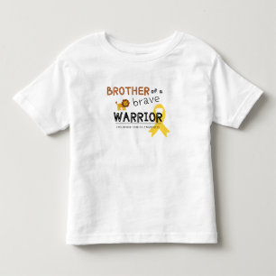 Pour Les Tous Petits T-Shirt cancer de l'enfance frère guerrier courage