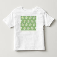 T-shirt Dainty Daisy Toddler (Sage Green & White