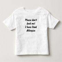 T-shirt d'allergie alimentaire
