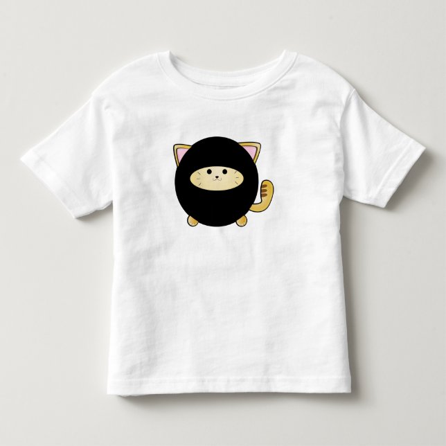 Pour Les Tous Petits T-shirt de chat de Ninja (Devant)
