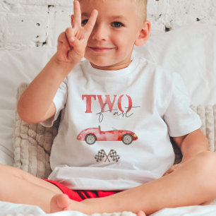 Pour Les Tous Petits T-Shirt de fête d'anniversaire de voiture de cours