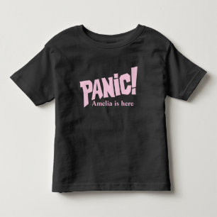 Pour Les Tous Petits T-shirt de filles à la panique