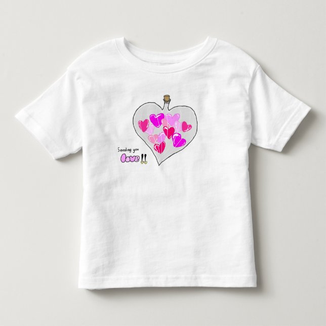Pour Les Tous Petits T-shirt de la Saint-Valentin (Devant)
