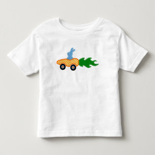 Pour Les Tous Petits T-shirt de voiture de carotte de lapin