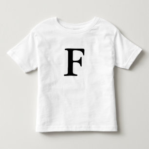 Pour Les Tous Petits T-shirt décoré d'un monogramme initial de la