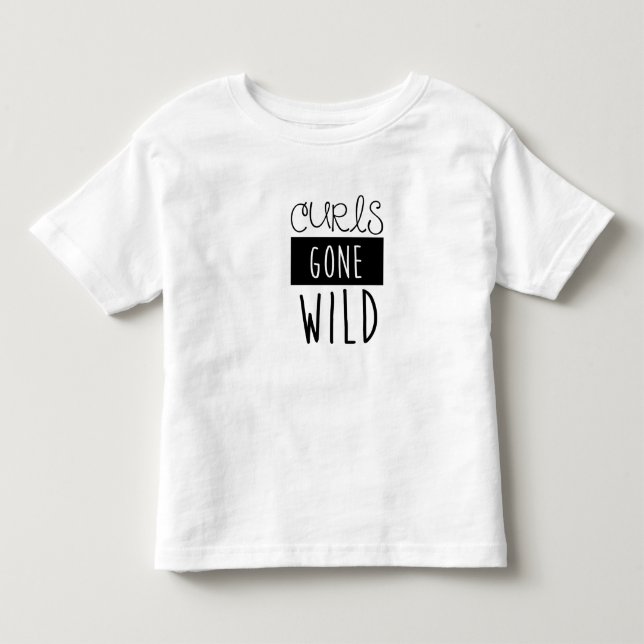 Pour Les Tous Petits T-shirt d'enfants fou par boucles (Devant)