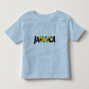 Pour Les Tous Petits T-shirt des textes de drapeau de la Jamaïque