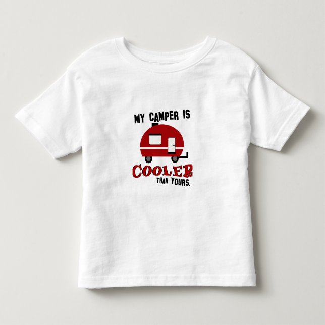 Pour Les Tous Petits T-Shirt Drôle Camper Toddler (Devant)
