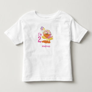 Pour Les Tous Petits T-shirt Ducky Girl 2nd Birthday Toddler