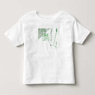 Pour Les Tous Petits T-Shirt Enfant Graffiti Amour Vie