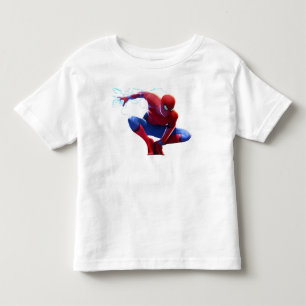 Pour Les Tous Petits T-Shirt Enfant Pose d'Action Super-Héros Araignée