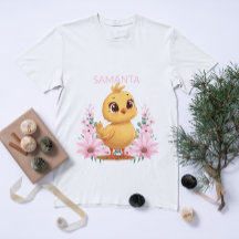 T-Shirt Enfant Poussin Personnalisé
