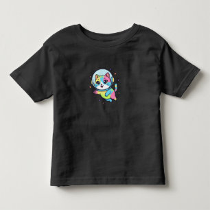 Pour Les Tous Petits T-Shirt Enfants Chat Astronaute