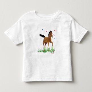 Pour Les Tous Petits T-shirt Foal and Butterflies Toddler