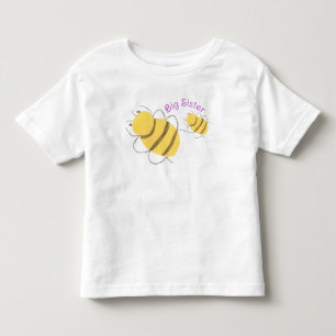Pour Les Tous Petits T-shirt Grande Sœur - Thème Abeille