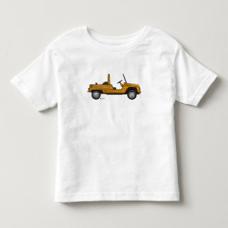 Pour Les Tous Petits T-shirt imprimé d'un orange Citroen Mehari