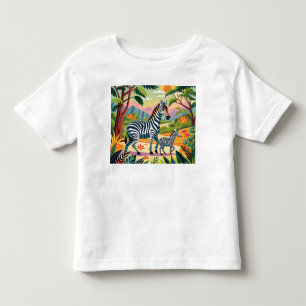 Pour Les Tous Petits T-shirt imprimé Zebra
