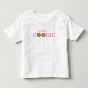 Pour Les Tous Petits T-shirt Jersey Un Cookie Dur Toddler PINK