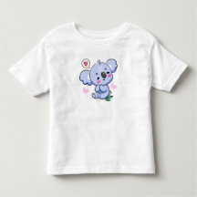 T-shirt Kawaii Arc-en-ciel Koala Mignon