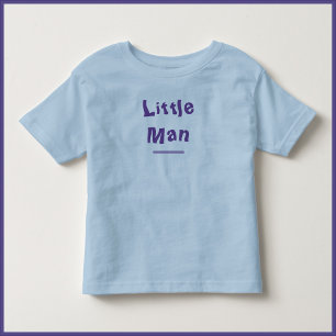 Pour Les Tous Petits T-shirt Little Man bleu mignon