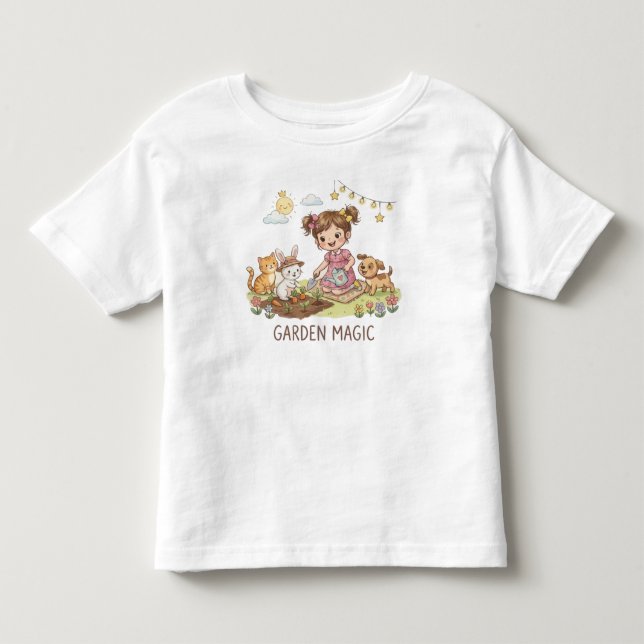 Pour Les Tous Petits T-Shirt Magie du Jardin (Devant)