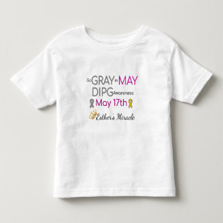 Pour Les Tous Petits T-shirt Miracle Toddler d'Esther - Go Grey en mai