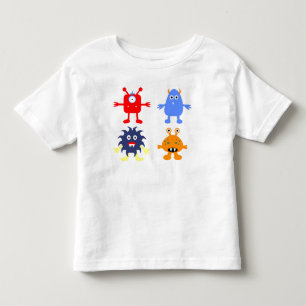 Pour Les Tous Petits T-shirt Monster Theme Toddler Fine Jersey