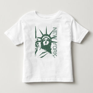 Pour Les Tous Petits T-shirt New York Statue de la Liberté Baby Shirt