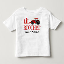 T-shirt personnalisé Little Brother Tractor