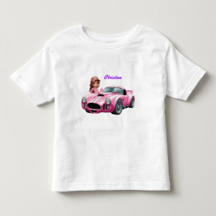 Pour Les Tous Petits T-Shirt Personnalisé Pink Sports