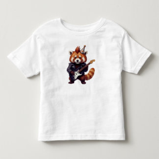 Pour Les Tous Petits T-Shirt Red Panda Rocker