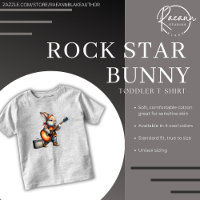 T-shirt Rockstar Bunny Toddler