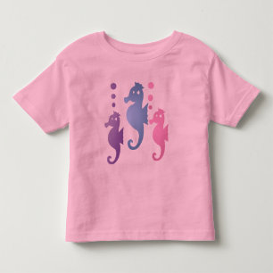 Pour Les Tous Petits T-shirt rose Seahorse Toddler