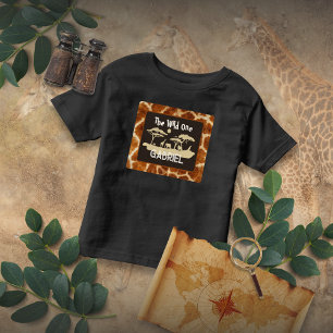 Pour Les Tous Petits T-shirt sauvage Giraffe poster de animal