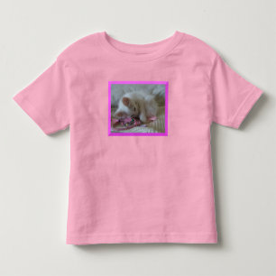 Pour Les Tous Petits T-shirt T-shirt Kitten blanc
