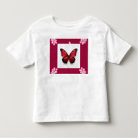 T-shirt TinyTrend™ Butterfly Toddler Fine Jersey