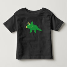 T-shirt Toddler avec un dessin animé Triceratops