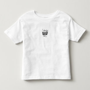 Pour Les Tous Petits T-Shirt Toddler - Literally Obsessed With My Aunt