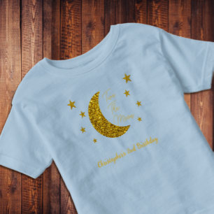 Pour Les Tous Petits T-shirt Two The Moon 2nd Birthday Toddler