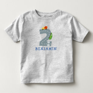Pour Les Tous Petits Transport 2e anniversaire de fête Baby T-shirt