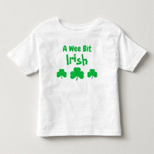Pour Les Tous Petits Un T-shirt Irlandais Wee Bit Toddler