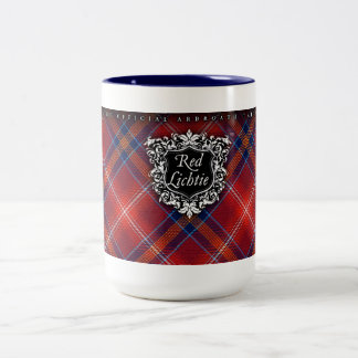 POUR LUI tasse bleue - Lichtie rouge -