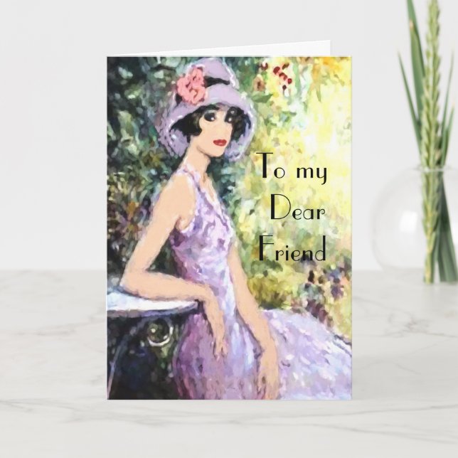 POUR MA CARTE D'ACCUEIL AMIE (Devant)