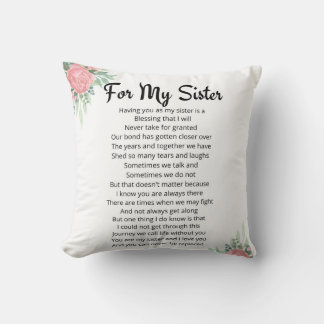 Pour ma soeur Coussin