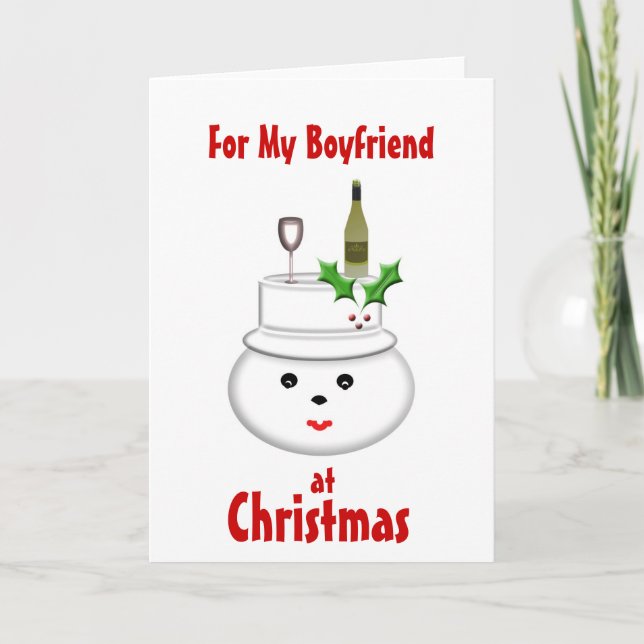 Pour mon copain à la carte de Noël (Devant)